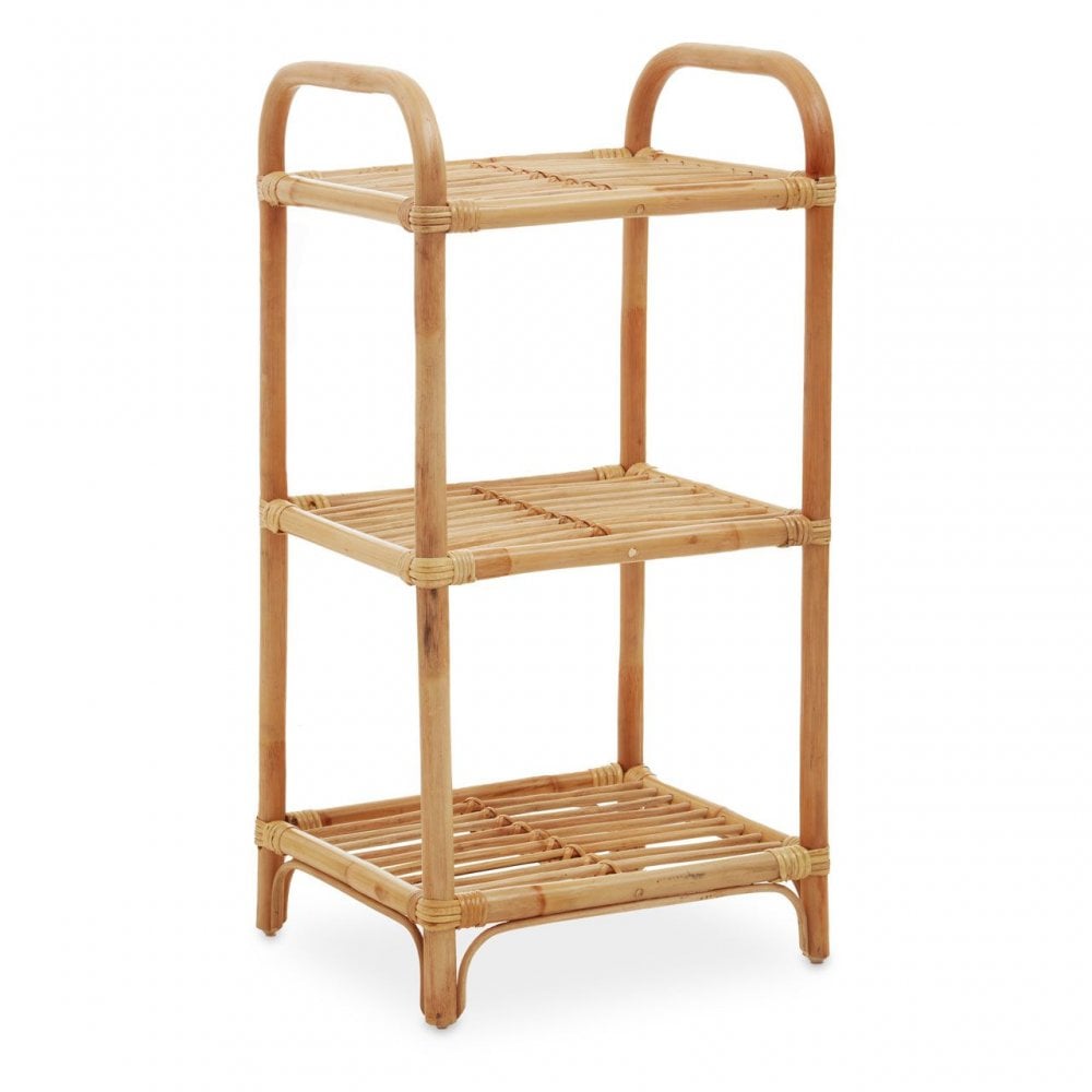 3-Tier Rattan Standing Shelf SH558122